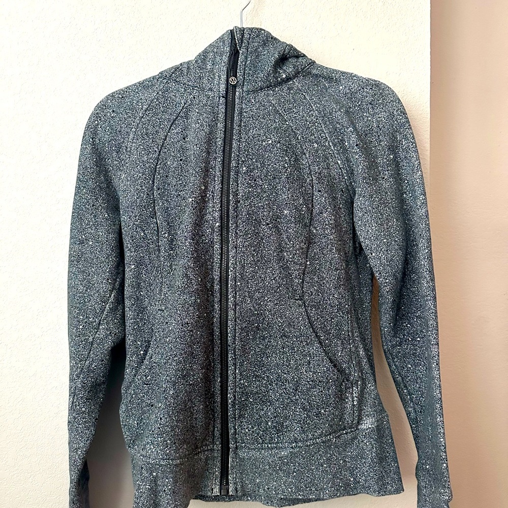 Lululemon Women's Gray Full-Zip Hoodie Sweatshirt